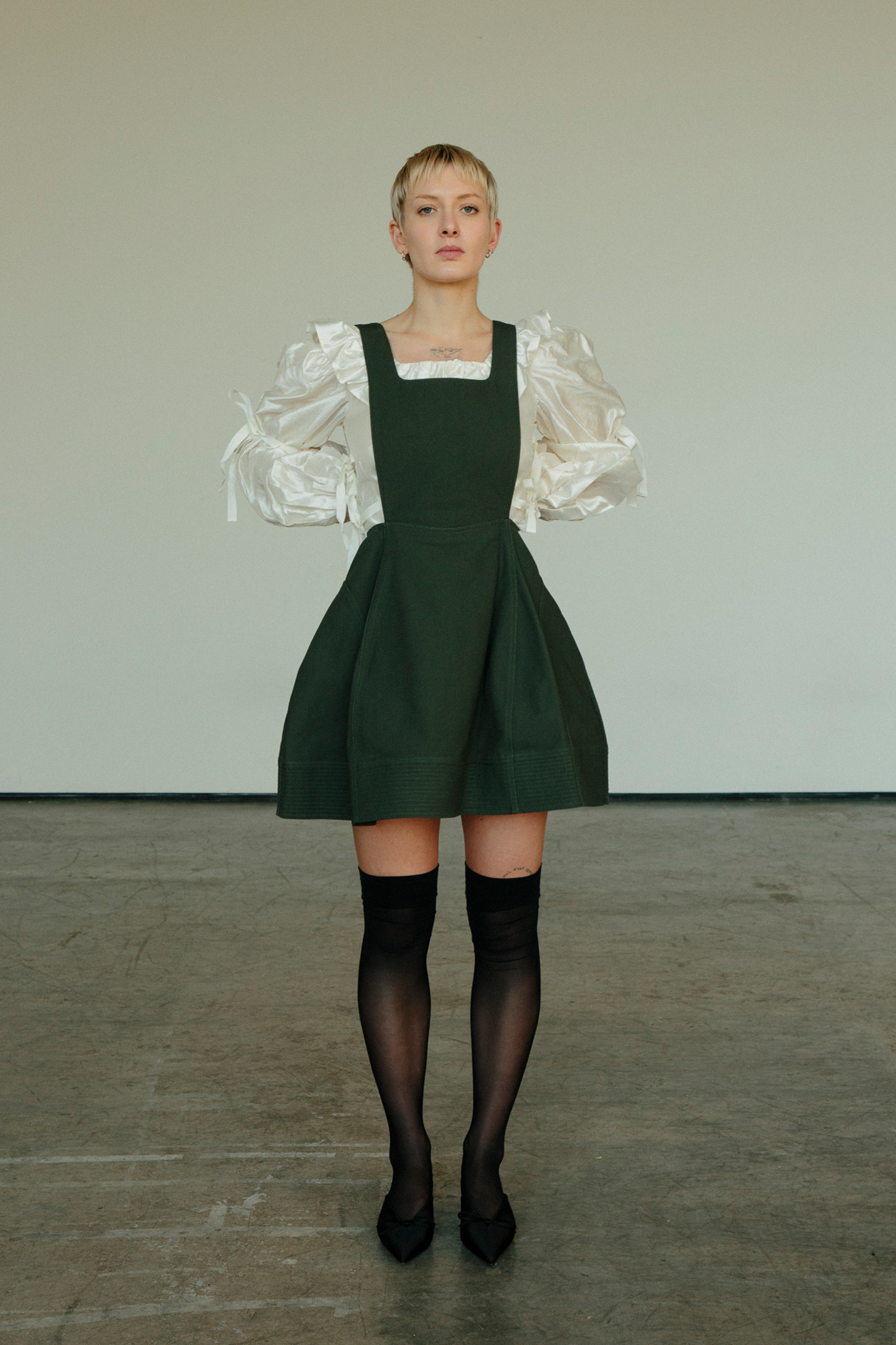 Orthena Pinafore Dress – Villeine