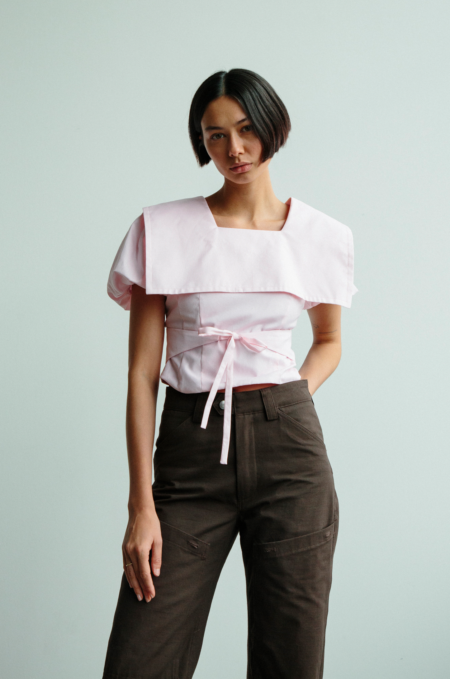 Hattie Top in Peony