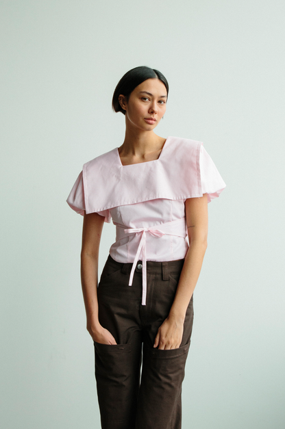 Hattie Top in Peony