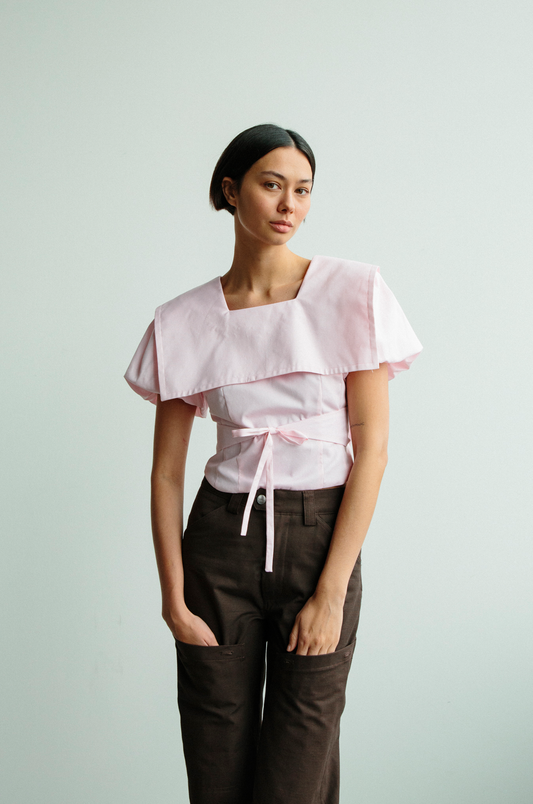 Hattie Top in Peony